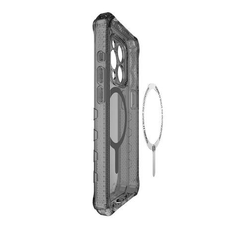 Itskins - Supreme_r Clear Magsafe Case For Apple Iphone 15 Pro - Graphite