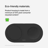 Belkin - Boost Charge Pro 2 In 1 Magnetic Wireless Charging Pad With Qi2 15w - Black