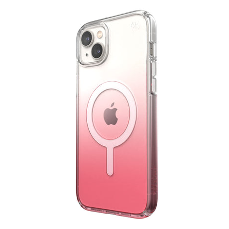 Speck - Presidio Perfect Clear Magsafe Case For Apple Iphone 14 Plus - Vintage Rose Fade