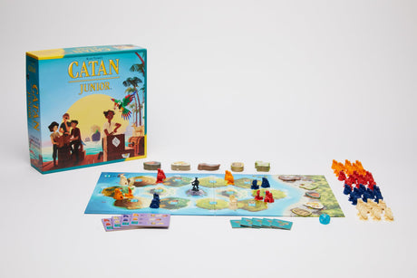 CATAN Junior Board Game - Swashbuckling Adventure for Young Pirates! Strategy Game, Fun Family Game for Kids and Adults, Ages 6+, 2-4 Players, 30 Minute Playtime, Made by CATAN Studio