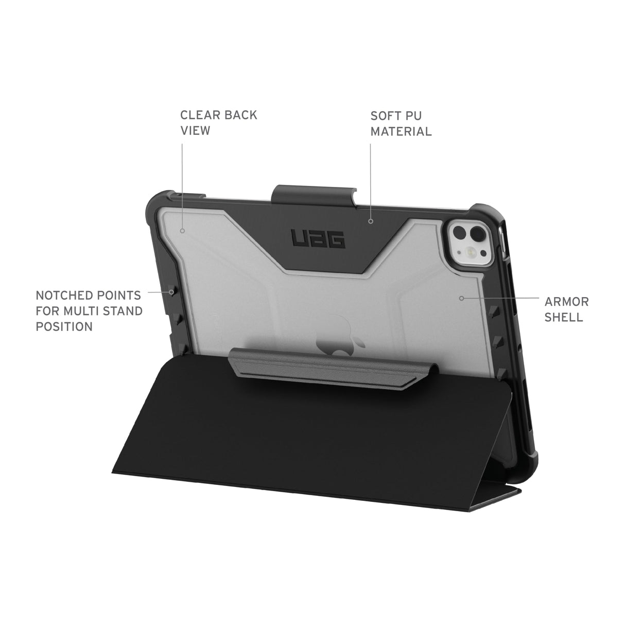 Urban Armor Gear (uag) - Plyo Case For Apple Ipad Pro 11 (2024) - Black And Ice