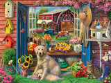 White Mountain - Garden Shed - 500 Piece Jigsaw Puzzle