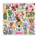 Galison - Buzzy Bouquets 500 Piece Puzzle