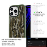 Cellhelmet - Fortitude Magsafe Case For Apple Iphone 16 Pro - Mossy Oak