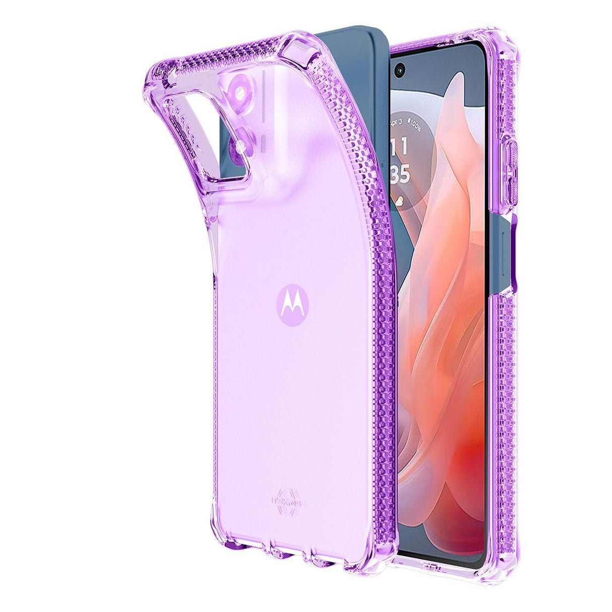 Itskins - Spectrum_r Clear Case For Motorola Moto G 5g (2024) - Light Purple