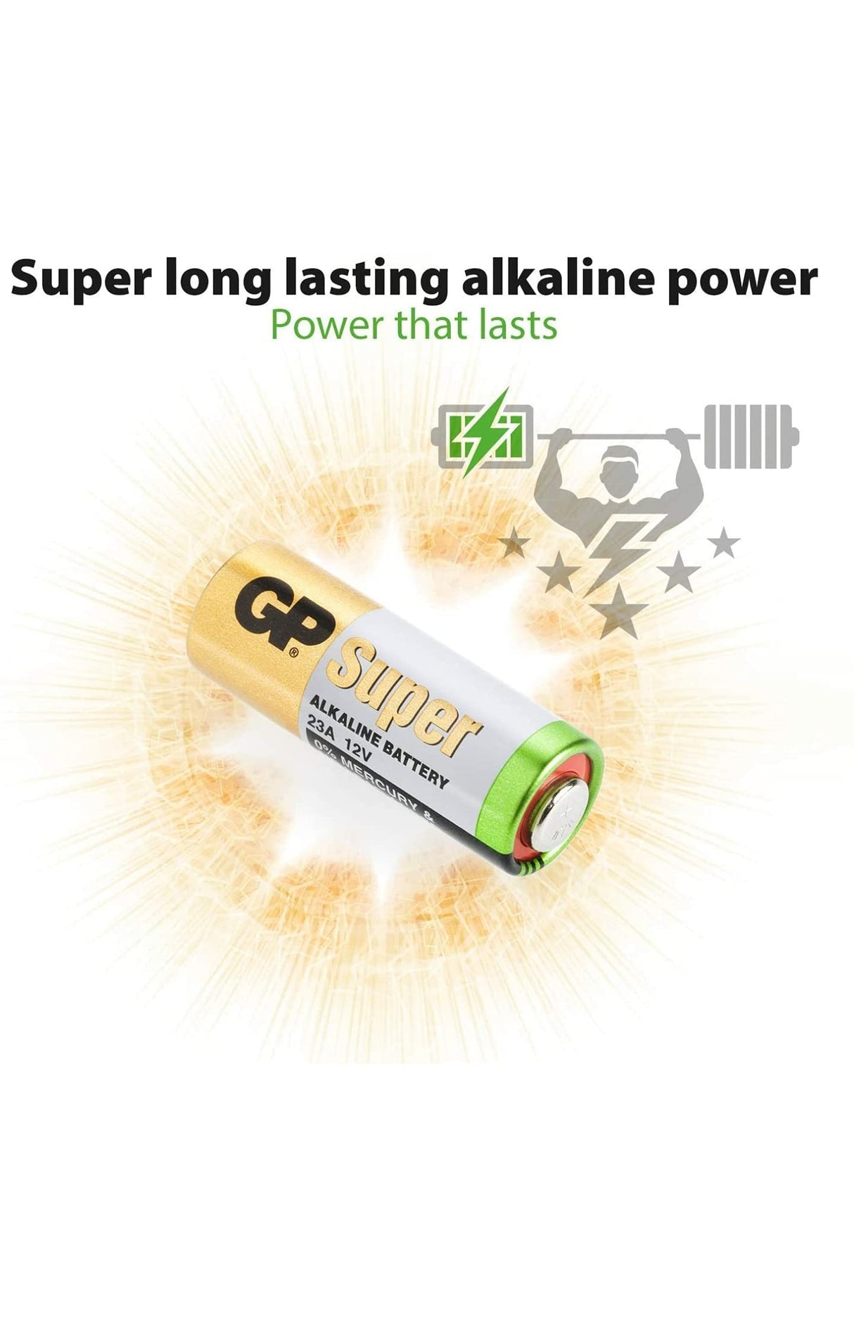 GP Batteries 30260E Battery Alkaline 12V (Single Battery)