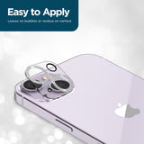 IPHONE 14/14 PLUS CASE-MATE LENS PROTECTOR - SPARKLE SILVER