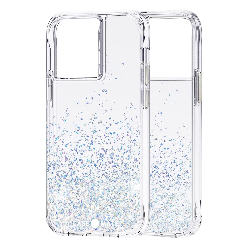 Case-Mate iPhone 13 Pro Case - Twinkle Ombre Stardust with 10ft Drop Protection & Wireless Charging - Luxury Bling Glitter Case for iPhone 13 Pro, Anti Scratch, Shock Absorbing Materials