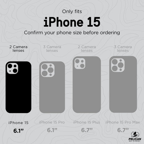 IPHONE 15 PELICAN SHIELD CASE WITH MAGSAFE - KEVLAR