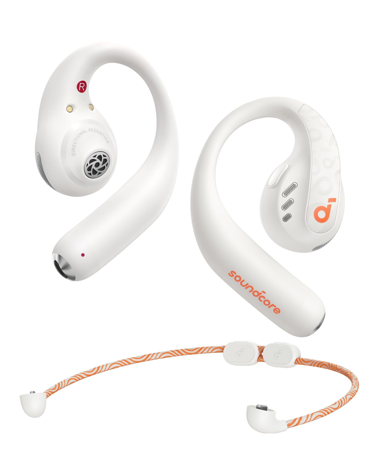 Soundcore - Aerofit Pro Open Ear Bluetooth Headphones - White