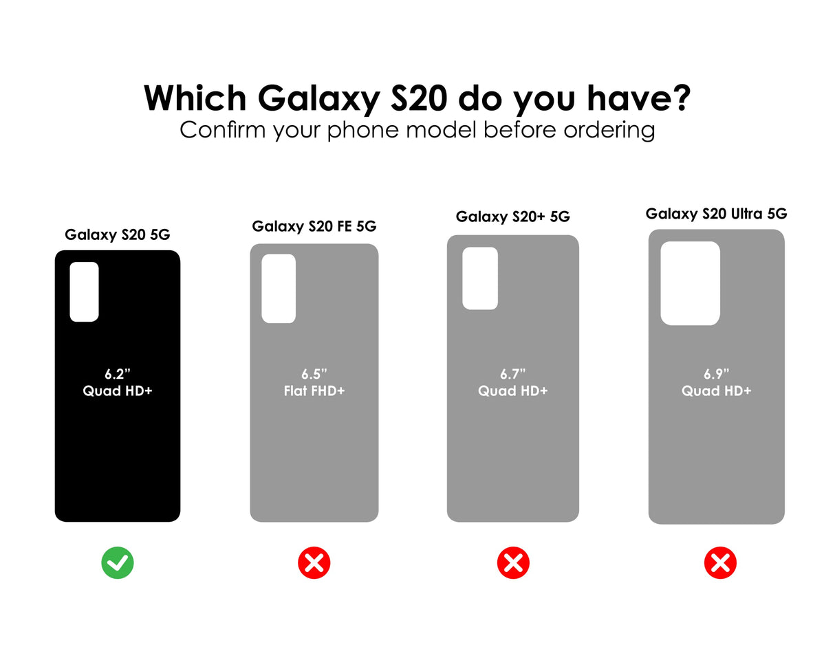 OtterBox Symmetry Clear Series Case for Galaxy S20/Galaxy S20 5G (NOT Compatible with Galaxy S20 FE) - Clear