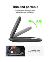 Belkin - Boostcharge 3 In 1 Magnetic Foldable Wireless Charger With Qi2 15w - Black