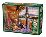 Cobble Hill 1000 Piece Puzzle - Welcome to The Lake House - Sample Poster Included