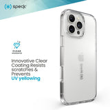 Speck - Gemshell Case For Apple Iphone 16 Pro - Clear