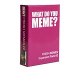 WHAT DO YOU MEME? Fresh Memes #2 Expansion Pack - Adult Card Games for Game Night from