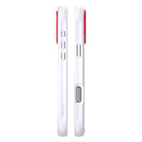 Gadget Guard - Reflector Magsafe Case With G-form Protection For Apple Iphone 16 Pro Max - White