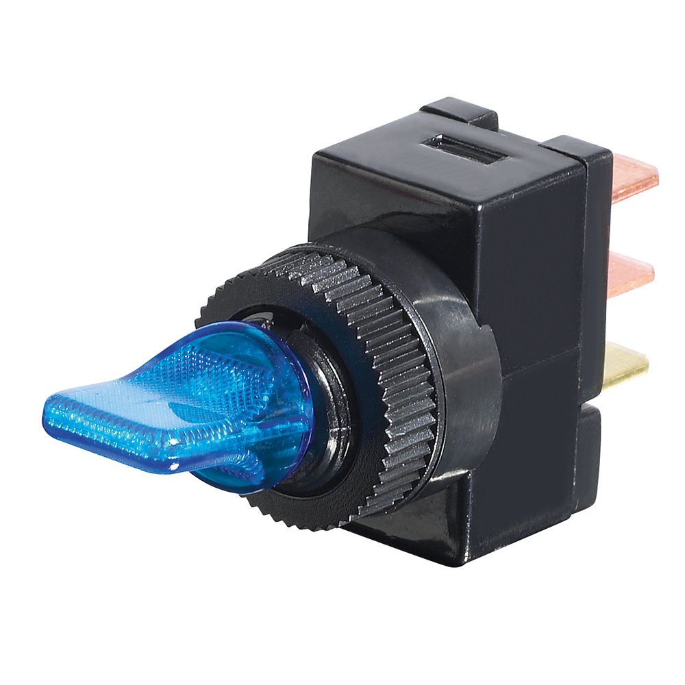 12VDC 3P SPST ON-OFF ILLUMINATED TOGGLE SWITCH, 20A - BLUE – Cole's ...
