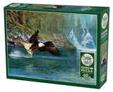 Cobble Hill 1000 Piece Puzzle - Fly Fishing - Sample Poster Included