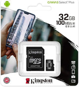 KINGSTON 32GB MICSDHC CANVAS SELECT PLUS