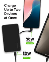 Mophie - Powerstation Plus 2024 Power Bank 5,000 Mah - Black