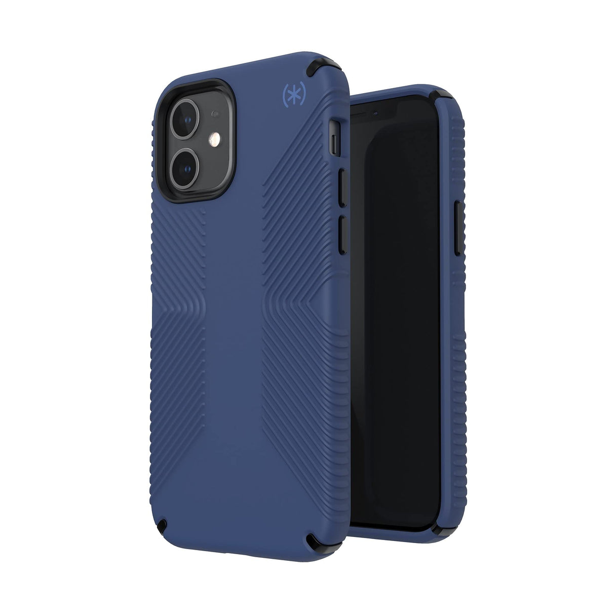 Speck - Presidio2 Grip Case For Apple Iphone 12 / 12 Pro - Coastal Blue And Black