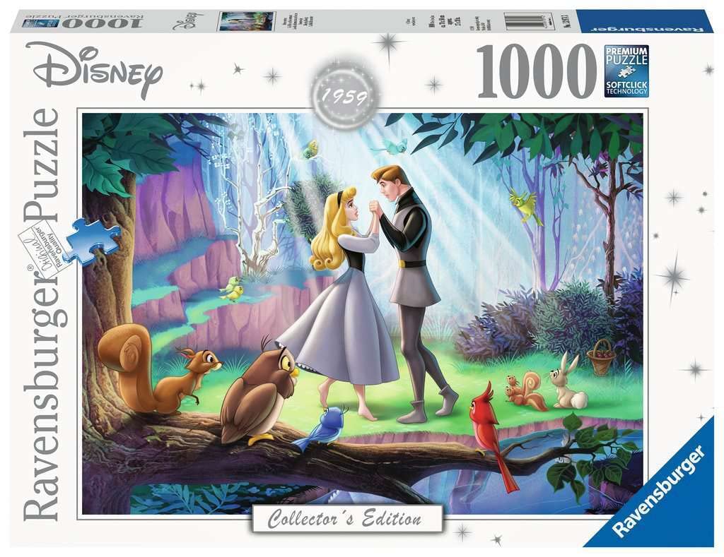 Ravensburger Disney Collector's Edition Sleeping Beauty 1000 Piece Jigsaw Puzzle for Adults - Every Piece is Unique, Softclick Technology Means Pieces Fit Together Perfectly