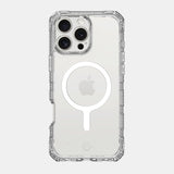 Itskins - Supreme_r Clear Magsafe Case For Apple Iphone 16 Pro - Transparent White Print