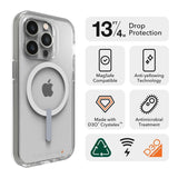 Gear4 - Crystal Palace Snap Magsafe Case For Apple Iphone 14 Pro Max - Clear