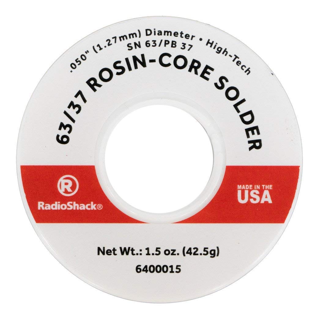 SNPB 63/37 ROSIN-CORE SOLDER 0.050" DIAMETER (1.5OZ)