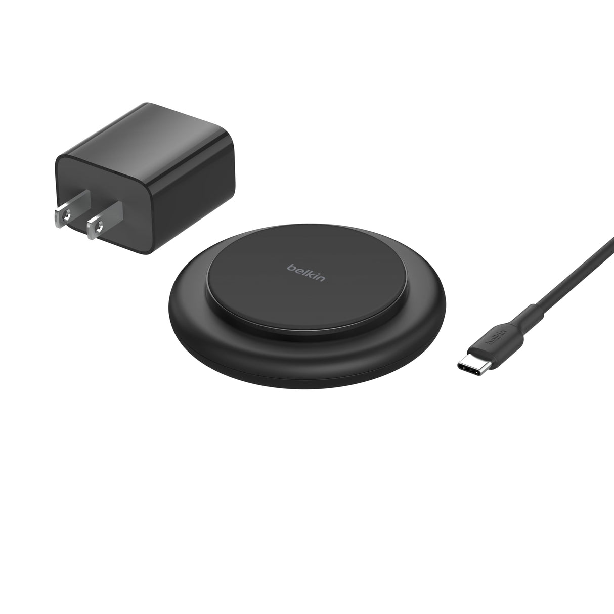 Belkin - Boostcharge Pro Magnetic Charging Pad - Black