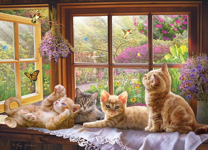 Cobble Hill 500 Piece Puzzle - Sunbeam - Sample Poster Included