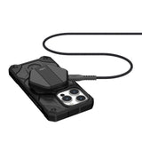 Urban Armor Gear (uag) -magneticwireless Charger With Kickstand - Black And Carbon Fiber