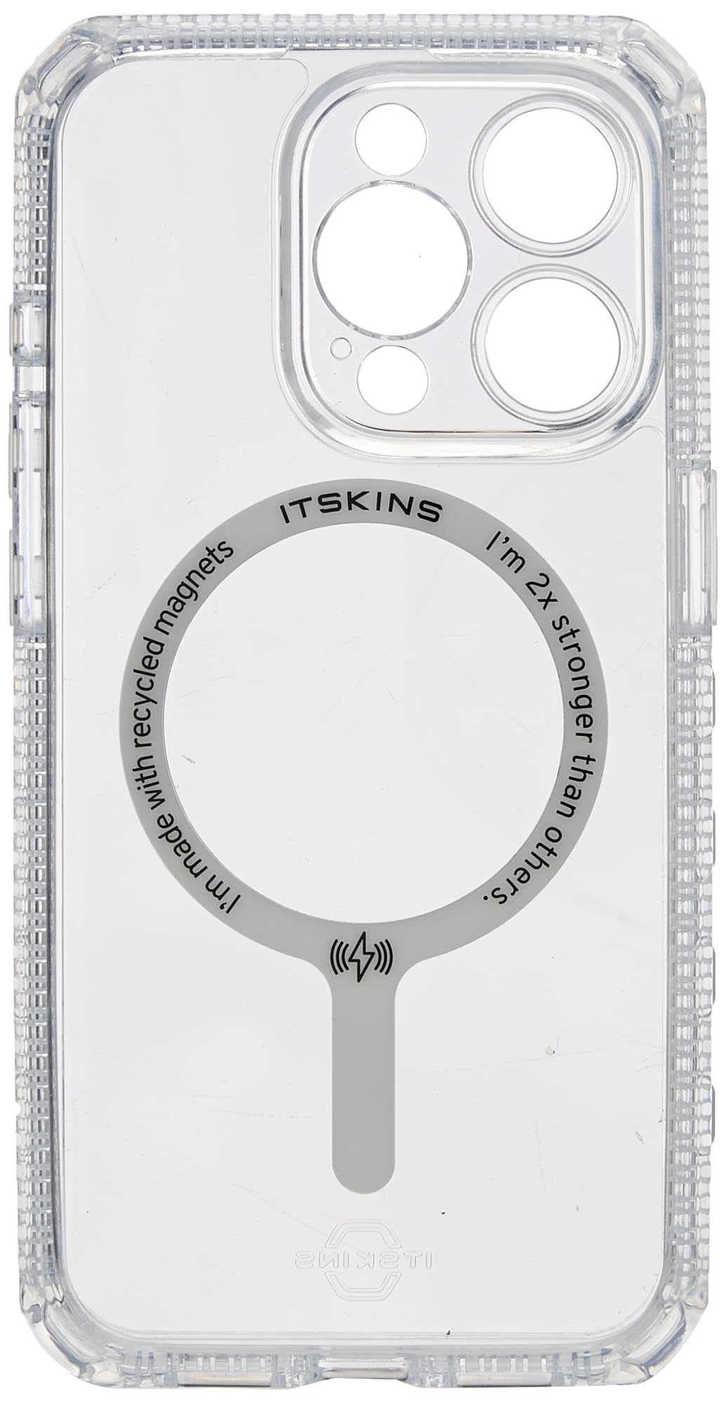 Itskins - Supreme_r Clear Magsafe Case For Apple Iphone 15 Pro - Transparent