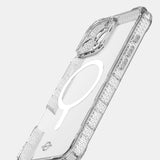 Itskins - Supreme_r Clear Magsafe Case For Apple Iphone 16 Pro - Transparent White Print