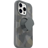 Otterbox - Ottergrip Symmetry Graphics Case For Apple Iphone 15 Pro  - Iron Camo