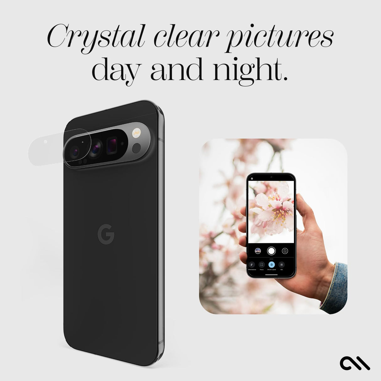 Case-mate - Camera Lens Glass Protector For Google Pixel 9 Pro - Clear