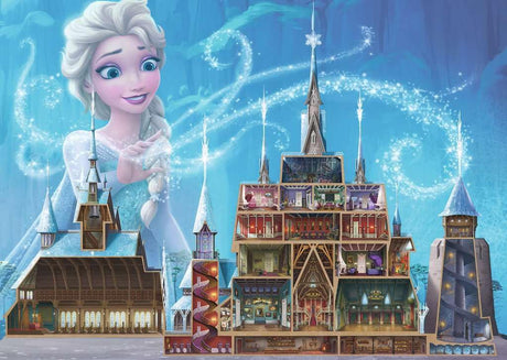 Ravensburger Disney Castle Collection: Elsa 1000 Piece Jigsaw Puzzle | Unique, Softclick Precision Fit | Vibrant, Glare-Free Imagery | Ideal for Adults and Kids Aged 12 and Up