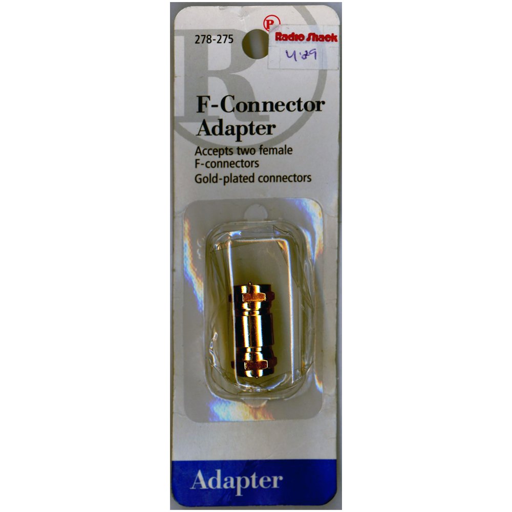 GOLD SERIES MALE-TO-MALE F CONNECTOR ADAPTER