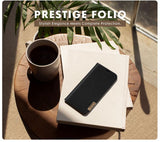 IPHONE 15 PRO LAUT PRESTIGE FOLIO CASE - BLACK