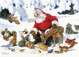 Cobble Hill Family Piece's 350 Puzzle - Santa Claus and Friends - Sample Poster Included