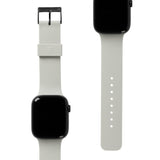 Urban Armor Gear (uag) - U Dot Silicone Watch Strap For Apple Watch 42mm / 44mm / 45mm / 49mm - Grey