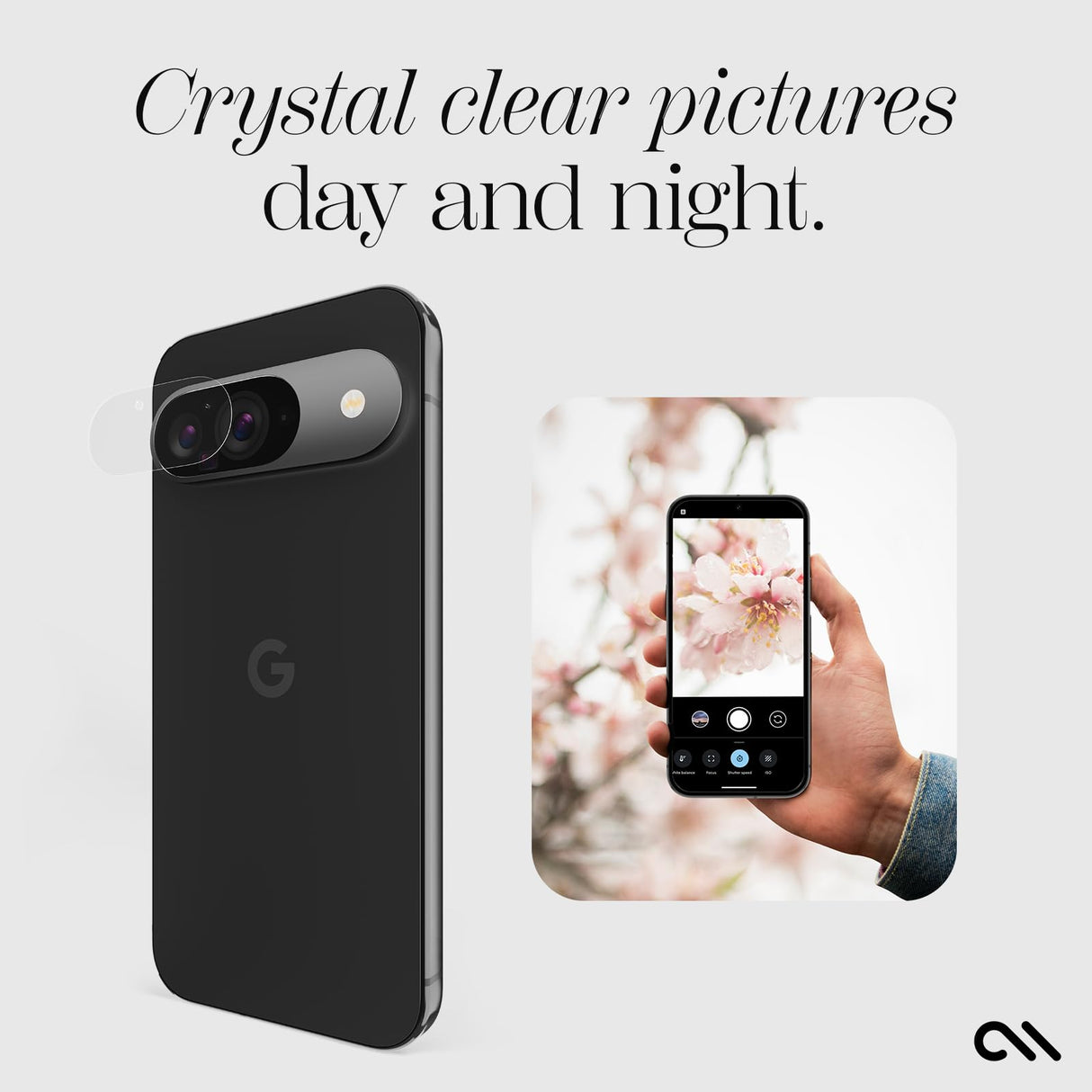 Case-mate - Camera Lens Glass Protector For Google Pixel 9 - Clear