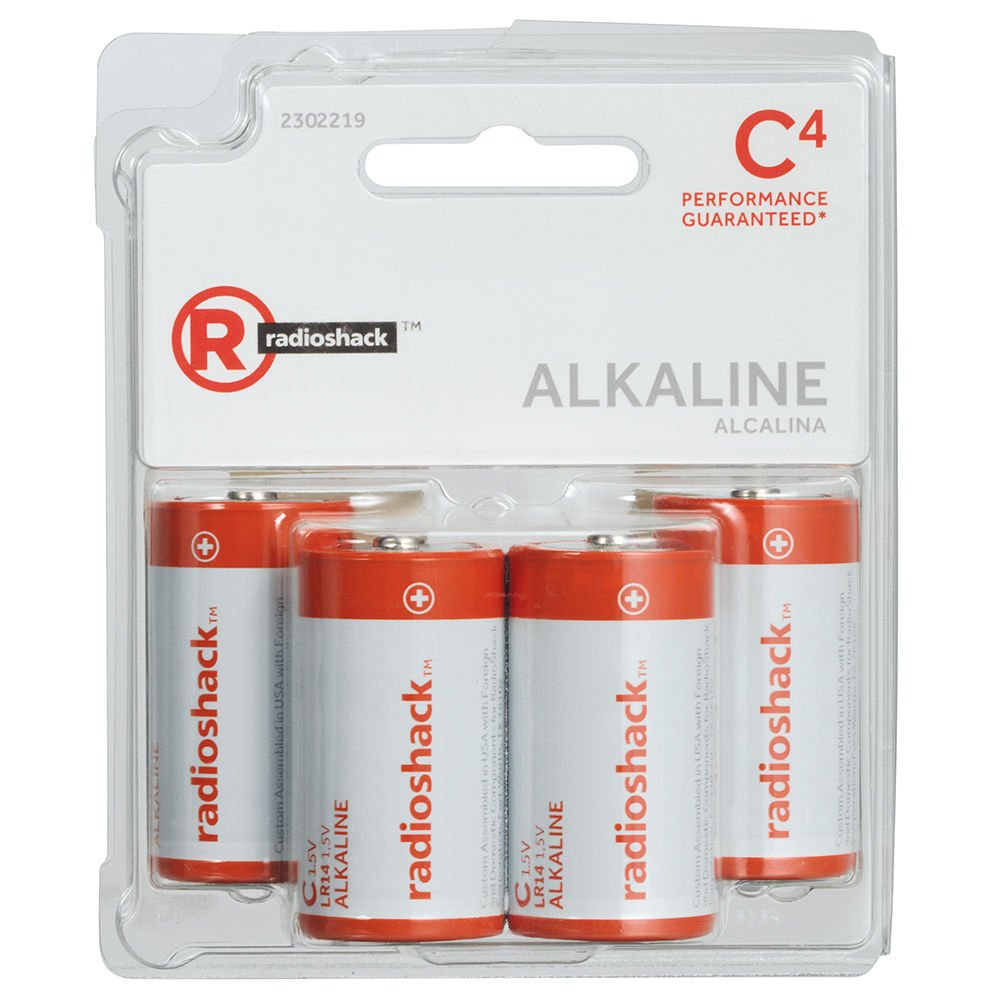 C ALKALINE BATTERIES (4-PACK)