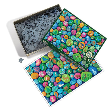 Cobble Hill 1000 Piece Puzzle - Northwest Stones - Sample Poster Included - image 3