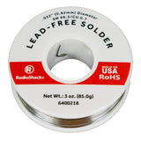 SNCU 99.3/0.7 LEAD-FREE SOLDER 0.032" DIAMETER (3.0OZ)