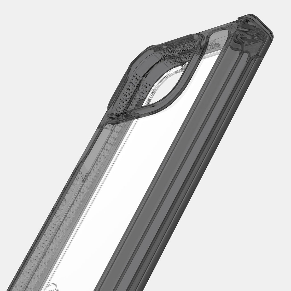 Itskins - Hybrid_r Clear Hinge Case For Google Pixel 9 Pro Fold - Smoke And Transparent