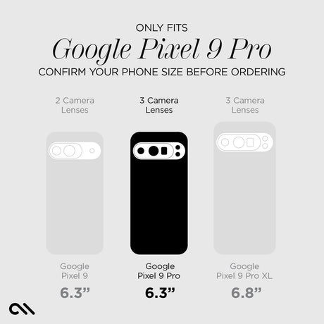 Case-mate - Camera Lens Glass Protector For Google Pixel 9 Pro - Clear