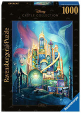 Ravensburger Disney Castles Collection - Ariel's Underwater Kingdom | 1000 Piece Jigsaw Puzzle for All Ages | Unique Softclick Technology for Perfect Fit | Vibrant, Glare-free Design | FSC Certified