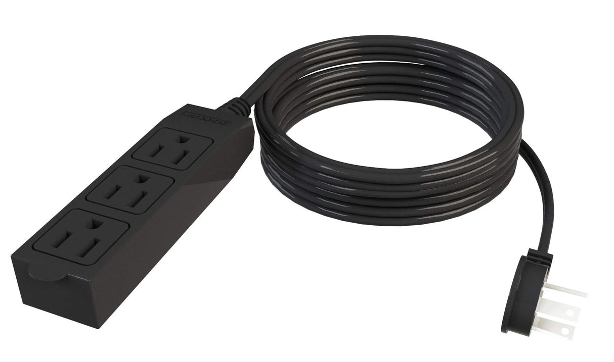 Stanley 31142 NCC31142 CordMax 15-Foot 3-Outlet Indoor Extension Cord, White