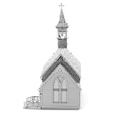 Metal Earth Old Country Church 3D Metal Model Kit Fascinations